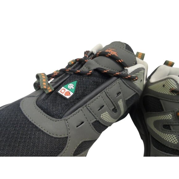 AGGRESSOR Mens Low-Cut Steel Toe Steel Plate Safety Hiking Shoes Grey Size 8.5M - Picture 3 of 9